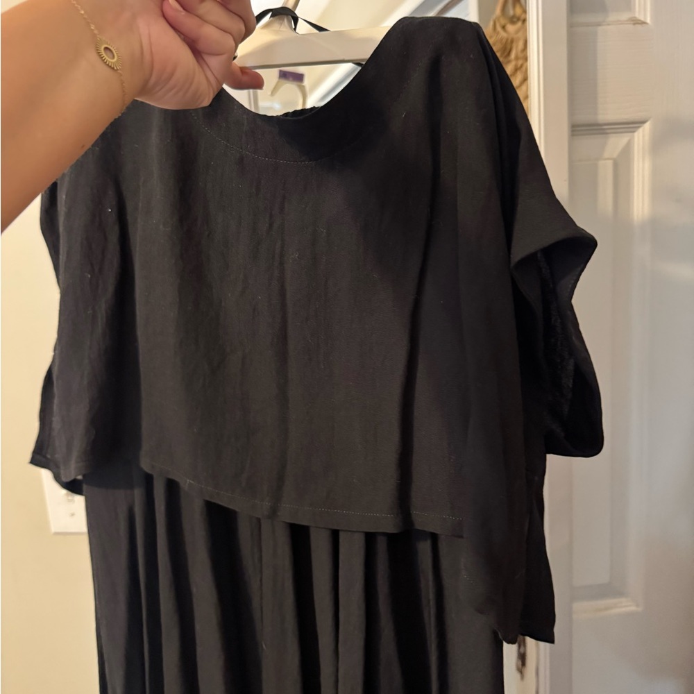Black Two Piece Set, Skirt and Top